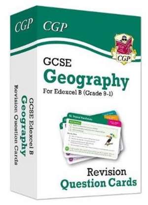 GCSE Geography Edexcel B Revision Question Cards de Cgp Books