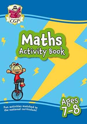 Maths Activity Book for Ages 7-8 (Year 3) de Cgp Books