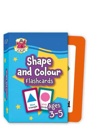 Shape & Colour Flashcards for Ages 3-5 de Cgp Books