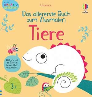 Kleine Kreativ-Werkstatt - Das allererste Buch zum Ausmalen: Tiere de Mary Cartwright