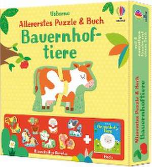 Allererstes Puzzle & Buch: Bauernhoftiere de Matthew Oldham