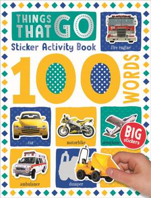 100 Things That Go Words Sticker Activity de Make Believe Ideas