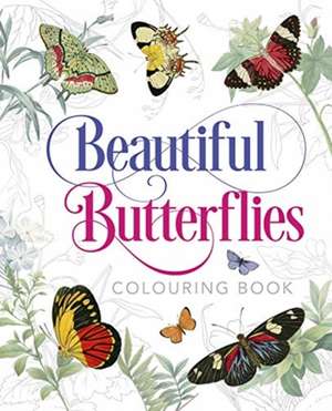 Beautiful Butterflies Colouring Book de Peter Gray