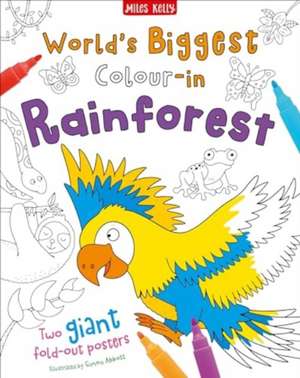 World's Biggest Colour-in Rainforest de Miles Kelly