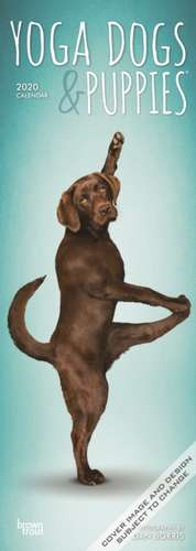 Yoga Dogs & Puppies 2020 Slimline Calendar