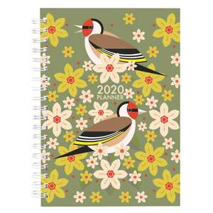 I Like Birds 2020 15cm x 21cm Diary Planner de BROWNTROUT UK