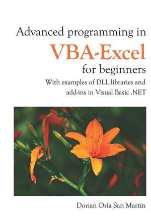 Oria, D: Advanced Programming in Vba-Excel for Beginners
