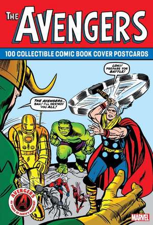 Avengers: 100 Collectible Comic Book Cover Postcards de Marvel Entertainment