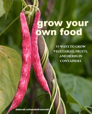 Grow Your Own Food: 35 ways to grow vegetables, fruits, and herbs in containers de Deborah Schneebeli-Morrell