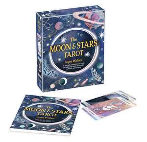 The Moon & Stars Tarot: Includes a full deck of 78 specially commissioned tarot cards and a 64-page illustrated book de Jayne Wallace