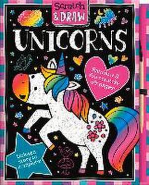 Scratch and Draw Unicorns de Lisa Regan