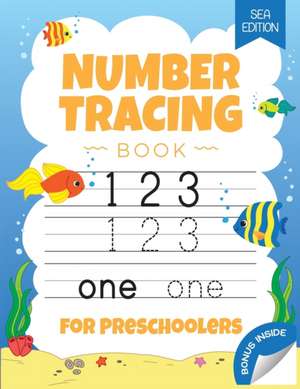 Number Tracing Book for Preschoolers de Funny C. Print