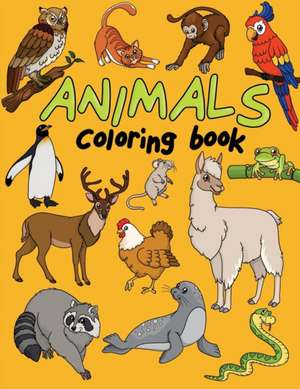 Animals Coloring Book de Julia Page