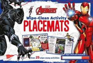 Marvel Avengers: Wipe-clean Activity Placemats de Marvel Entertainment International Ltd