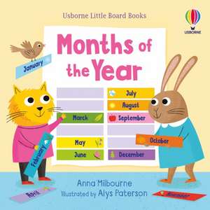 Little Board Books Months of the Year de Anna Milbourne