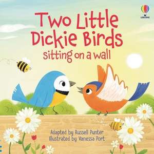 Two Little Dickie Birds sitting on a wall de Russell Punter