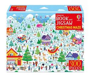 Usborne Book and Jigsaw Christmas Maze de Kate Nolan