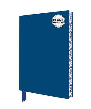 Mid Blue Blank Artisan Notebook (Flame Tree Journals) de Flame Tree Studio