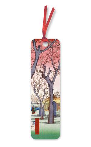 Utagawa Hiroshige: Plum Garden Bookmarks (pack of 10) de Flame Tree Studio