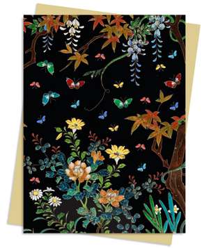 Ashmolean Museum: Cloisonné Casket with Flowers and Butterflies Greeting Card Pack: Pack of 6 de Flame Tree Studio