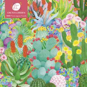 Adult Jigsaw Puzzle: Bex Parkin: Cactus Garden: 1000-piece Jigsaw Puzzles de Flame Tree Studio