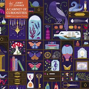 Adult Jigsaw Puzzle: Jenny Zemanek: A Cabinet of Curiosities: 1000-piece Jigsaw Puzzles de Flame Tree Studio