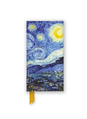 Vincent van Gogh: The Starry Night (Foiled Slimline Journal) de Flame Tree Studio