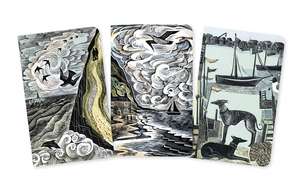 Angela Harding: Coastlines Set of 3 Mini Notebooks de Flame Tree Studio