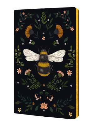 Jade Mosinski: Bee (Soft Touch Journal) de Flame Tree Studio