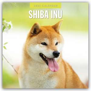 Red Robin: Shiba Inu 2025 Square Wall Calendar