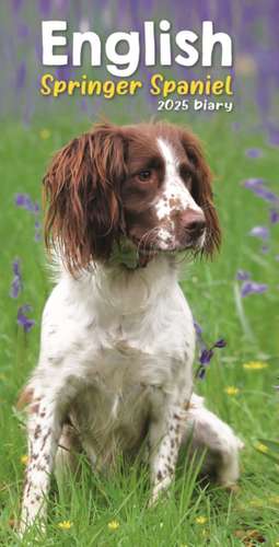 English Springer Spaniels Slim Diary 2025 de Carousel Calendars