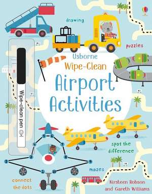 Wipe-Clean Airport Activities de Kirsteen Robson