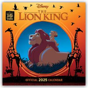 Disney The Lion King - Der König der Löwen - Offizieller Kalender 2025 - Wandkalender de Danilo Promotion Ltd