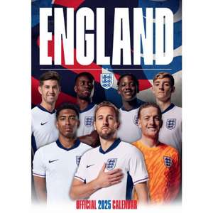 England Men's Football - Englische Fußball-Nationalmannschaft 2025 - A3-Posterkalender de Danilo