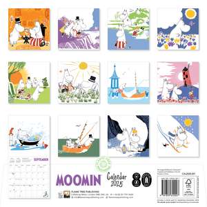 Moomin Wall Calendar 2025 (Art Calendar) de Flame Tree Studio