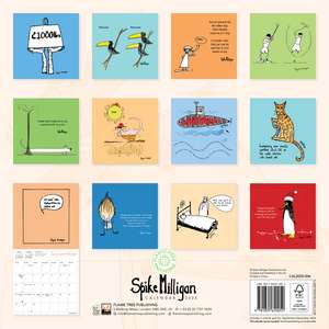 Spike Milligan Wall Calendar 2025 (Art Calendar) de Flame Tree Studio