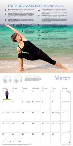 Yoga & Meditation Wall Calendar 2025 (Art Calendar) de Flame Tree Studio