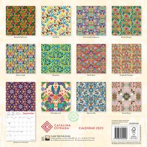 Catalina Estrada Wall Calendar 2025 (Art Calendar) de Flame Tree Studio