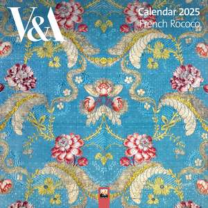 V&A: French Rococo Wall Calendar 2025 (Art Calendar) de Flame Tree Studio