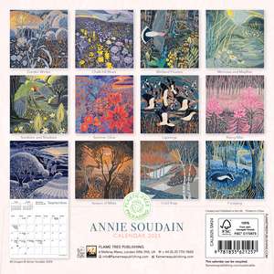 Annie Soudain Mini Wall Calendar 2025 (Art Calendar) de Flame Tree Studio