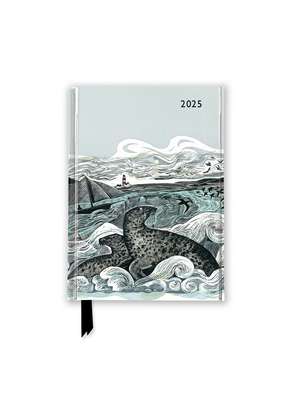 Angela Harding: Seal Song 2025 Luxury Pocket Diary Planner - Week to View de Flame Tree Studio