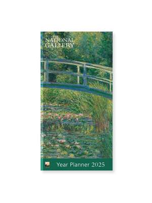 National Gallery: Monet, The Water-Lily Pond 2025 Year Planner - Month to View de Flame Tree Studio