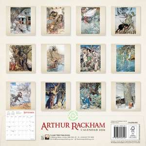 Arthur Rackham Wall Calendar 2026 (Art Calendar) de Flame Tree Studio