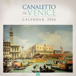 Canaletto in Venice Wall Calendar 2026 (Art Calendar) de Flame Tree Studio