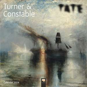 Tate: Turner & Constable Wall Calendar 2026 (Art Calendar) de Flame Tree Studio