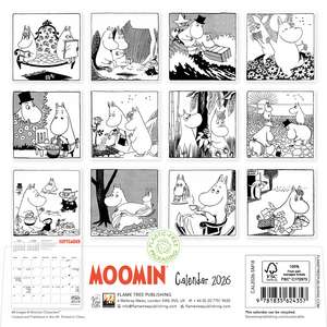 Moomin Mini Wall Calendar 2026 (Art Calendar) de Flame Tree Studio