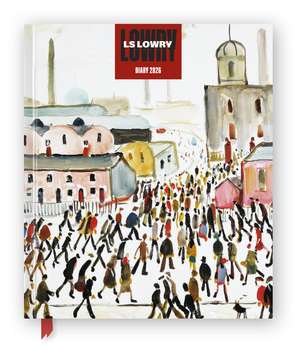 L.S. Lowry 2026 Desk Diary Planner - Week to View, Illustrated throughout de Flame Tree Studio