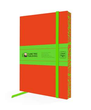 Orange Artisan Paperback Notebook de Flame Tree Studio