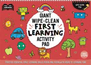 Giant Wipe-Clean First Learning Activity Pad de Autumn Publishing