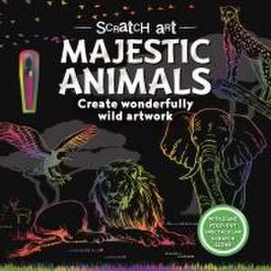 Scratch Art Majestic Animals de Igloobooks